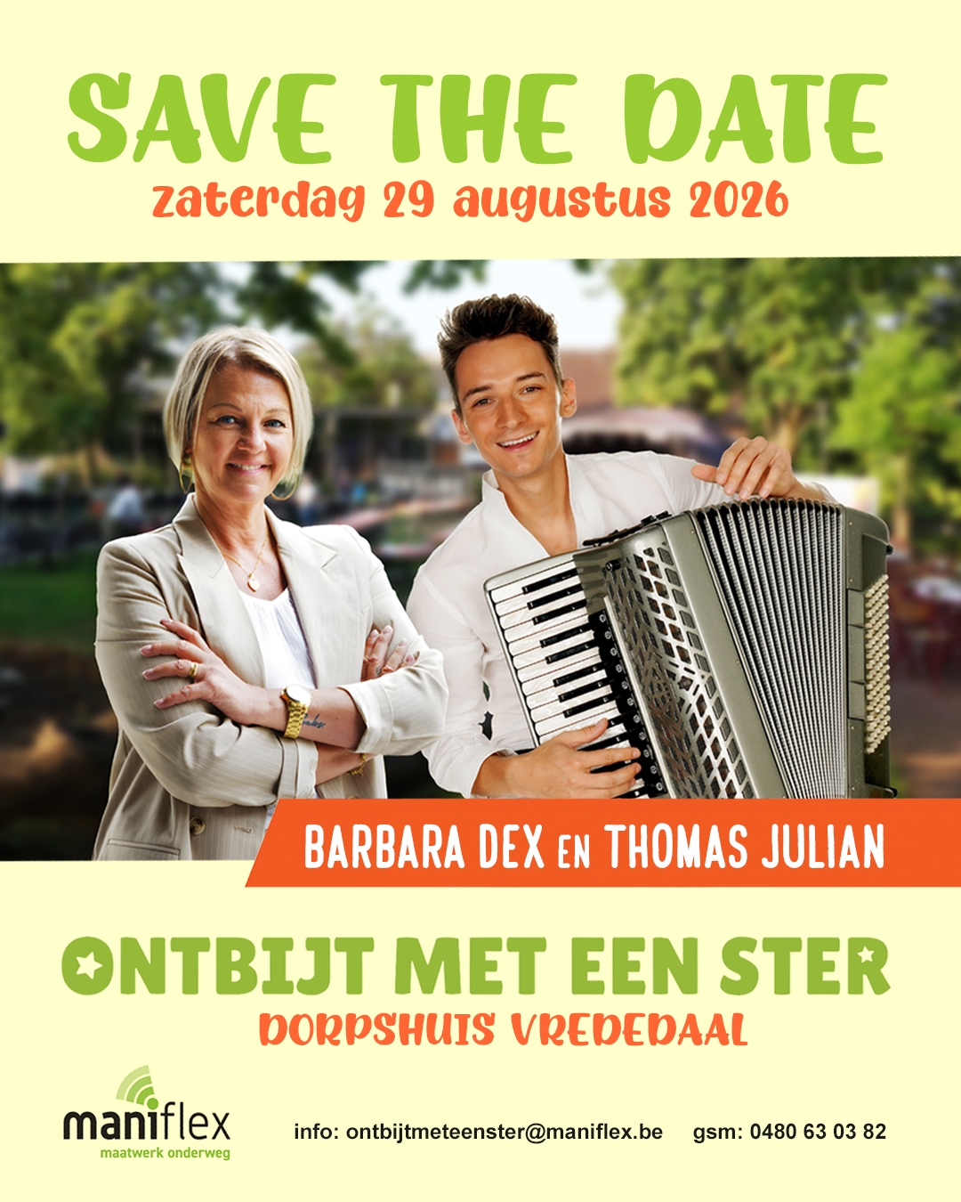 Affiche van Ontbijt met een Ster 2026